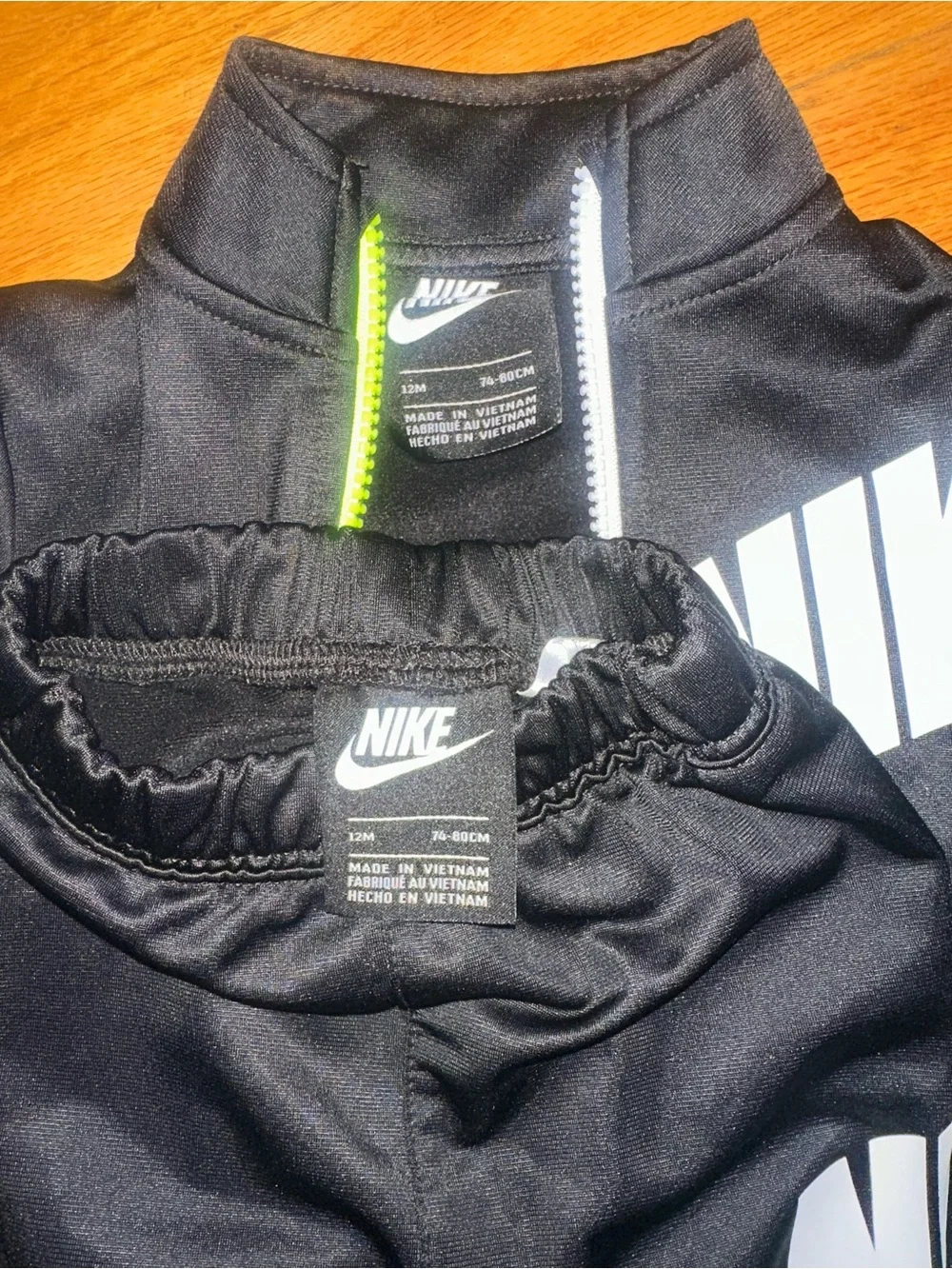 Nike Infant Black Jacket and Joggers Set 12M